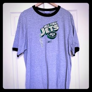 New York Jets Ringer T-Shirt Reebok XL